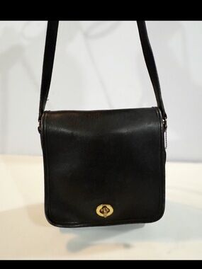 Vintage Coach Companion Flap Bag